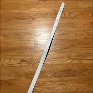 White Leather Belt